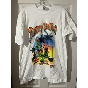Vintage 1997 Jimmy Buffett Tour Shirt Sz XL Lizard Beach